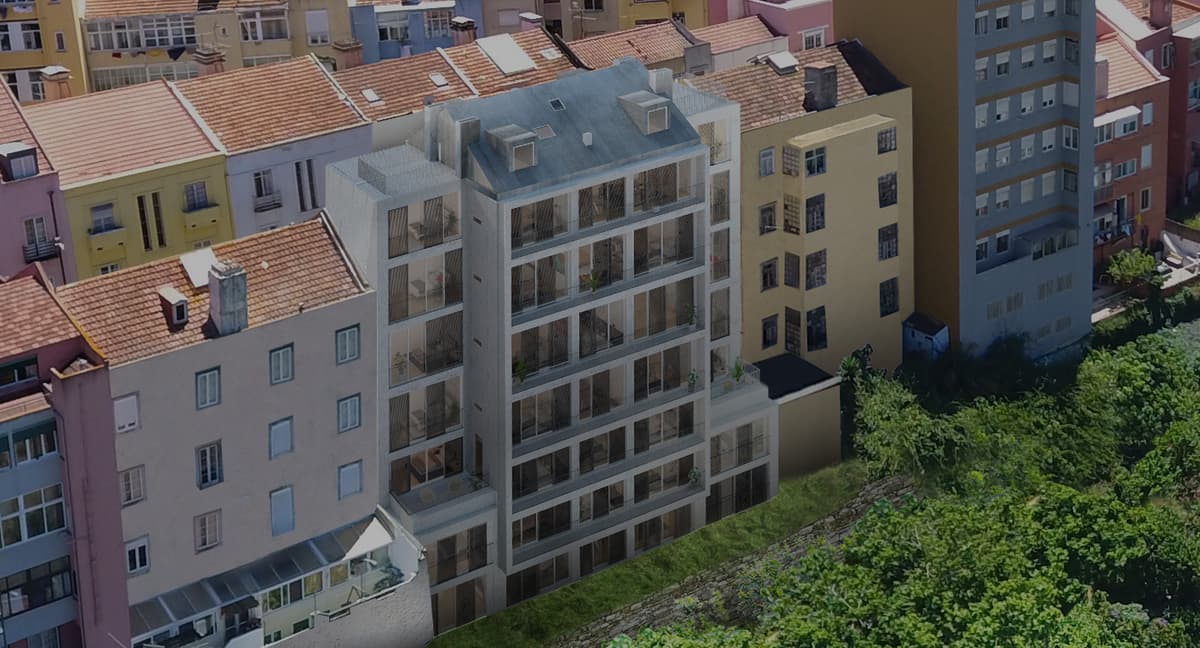 Jardim de Ourique development in Campo de Ourique, Estrela, Santos, Lisbon
