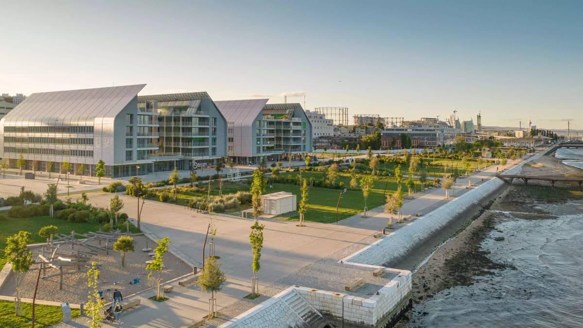 Prata Riverside Village development in Marvila, Beato, Penha de França, Lisbon