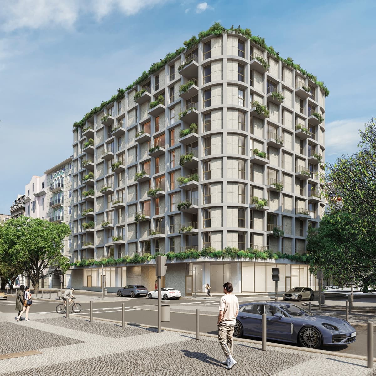 Savoy Residence D'Avila development in Avenidas Novas, Campo Grande, Saldanha, Lisbon