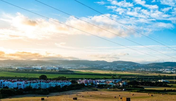 Scenic view of Loures showcasing the local architecture and landscape