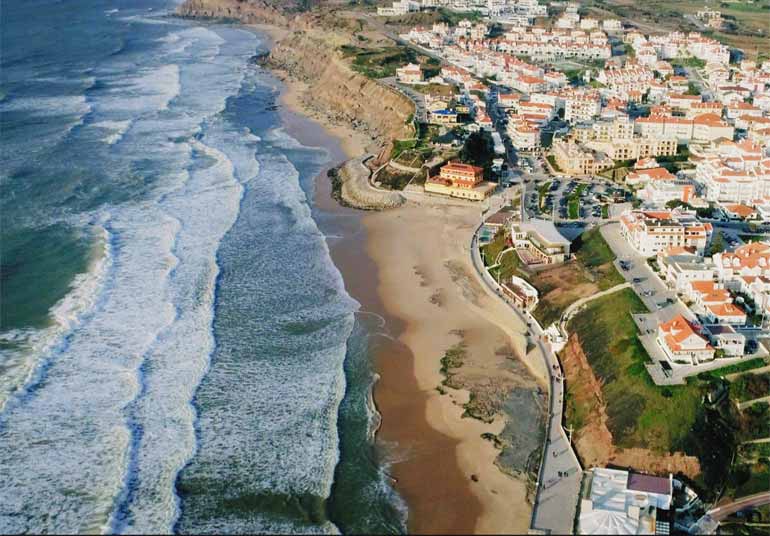 Scenic view of Lourinhã showcasing the local architecture and landscape