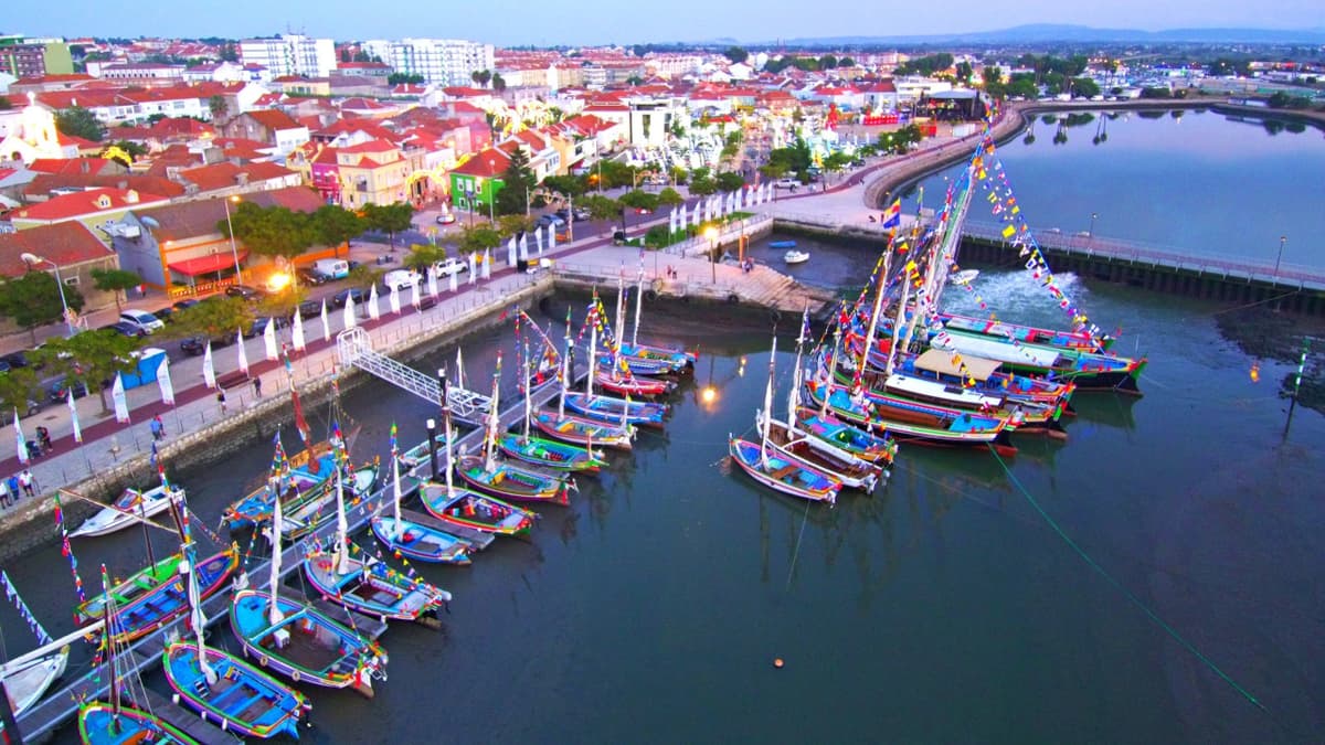 Scenic view of Moita showcasing the local architecture and landscape