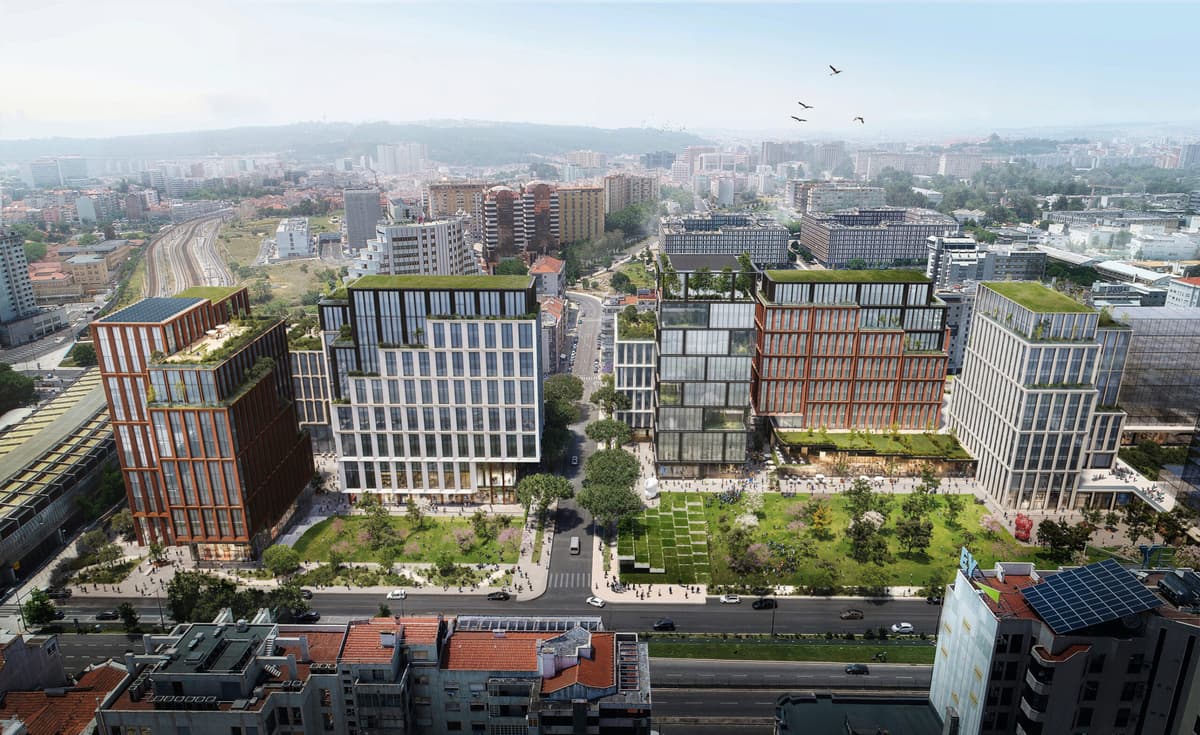EntreCampos Mega-Development development in Avenidas Novas, Campo Grande, Saldanha, Lisbon