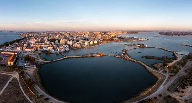 Scenic view of Barreiro showcasing the local architecture and landscape