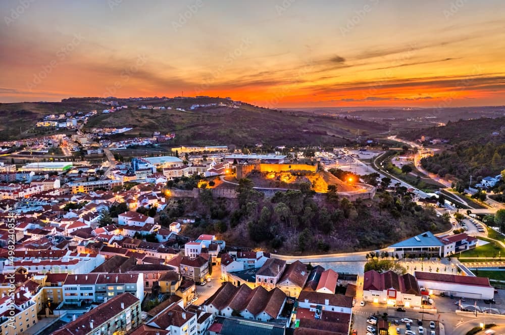 Scenic view of Torres Vedras showcasing the local architecture and landscape