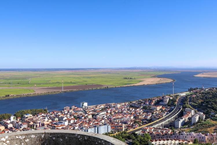 Scenic view of Vila Franca de Xira showcasing the local architecture and landscape